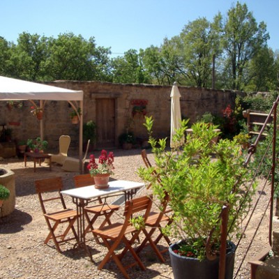 Great walled patio